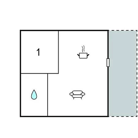 1 Bedroom Cozy In